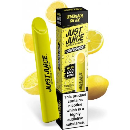 just juice disposable pods just juice disposable vape pen 20mg lemonade on ice