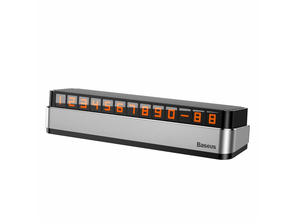 BASEUS ACNUM-B0S / parkovací box na telefonní číslo / za okno ...
