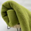 PREMIUM Bouclé kabátovina Fluffy v barvě Limetková