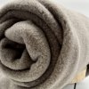 PREMIUM Bouclé kabátovina Fluffy v barvě Taupe šedá
