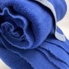 PREMIUM Bouclé kabátovina Fluffy v barvě Královská modrá