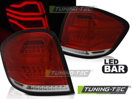 Zadní světla LED s LED blinkrem Mercedes-Benz M W164 09-11 červená