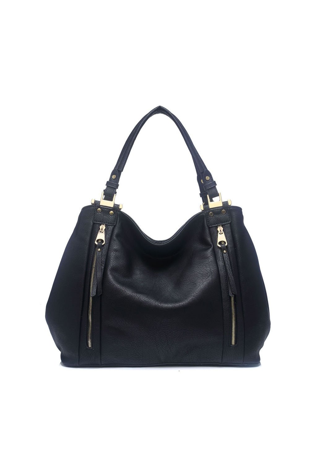 Černá kabelka Moda Handbag na rameno 8261