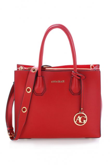Elegantní červená kabelka Anna Grace