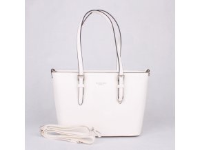 Elegantní pevná kabelka na rameno FLORA&CO F9179 bílá