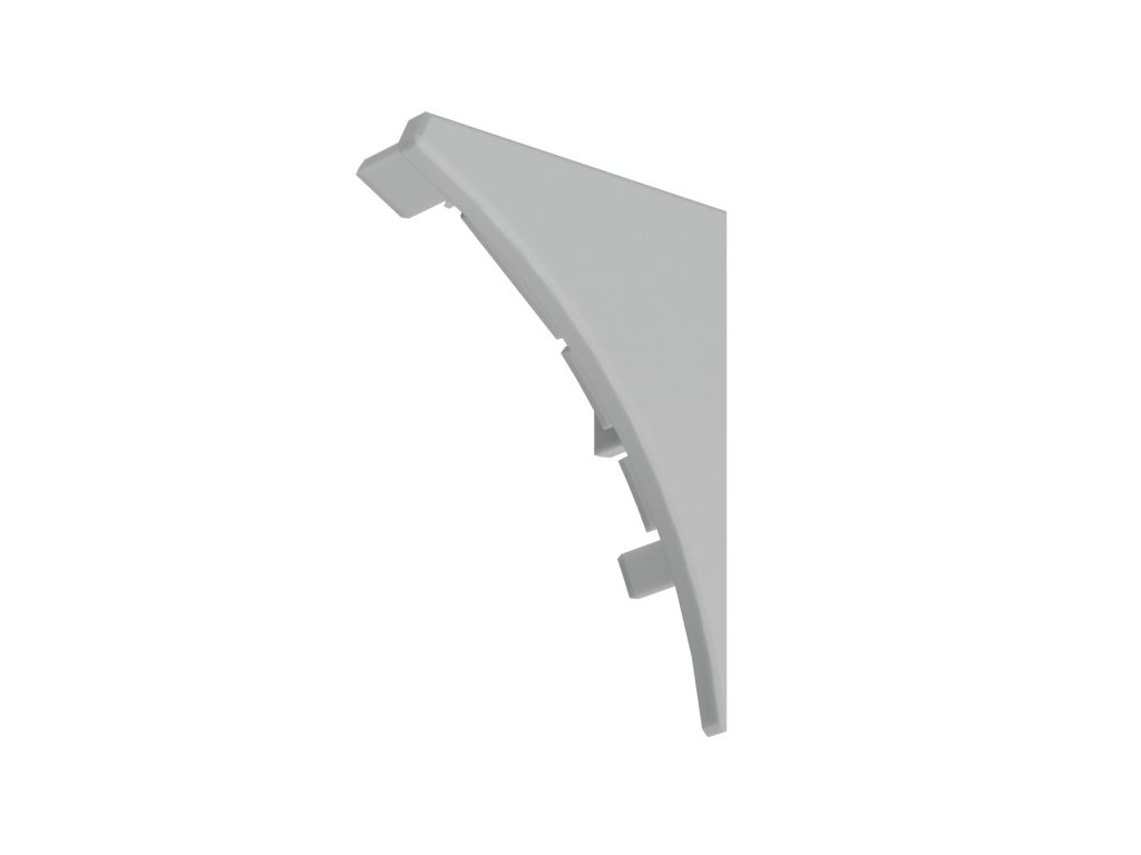Záslepka KLUŚ WERKIN-P pro LED hliníkové profily |šedá