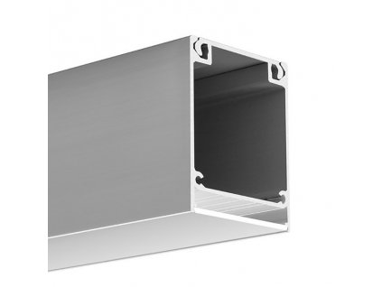 LED hliníkový profil KLUŚ INTER |stříbrná anoda