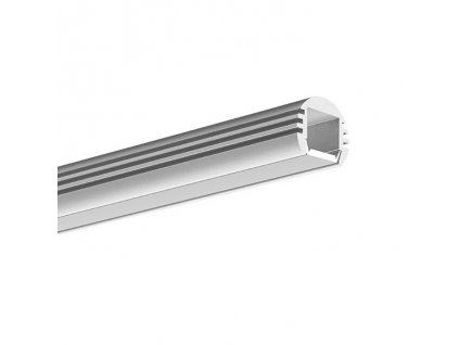 LED hliníkový profil KLUŚ PDS-O |stříbrná anoda