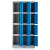 kovova satni skrin modra RAL 5012 12 boxu cylindricky zamek 2