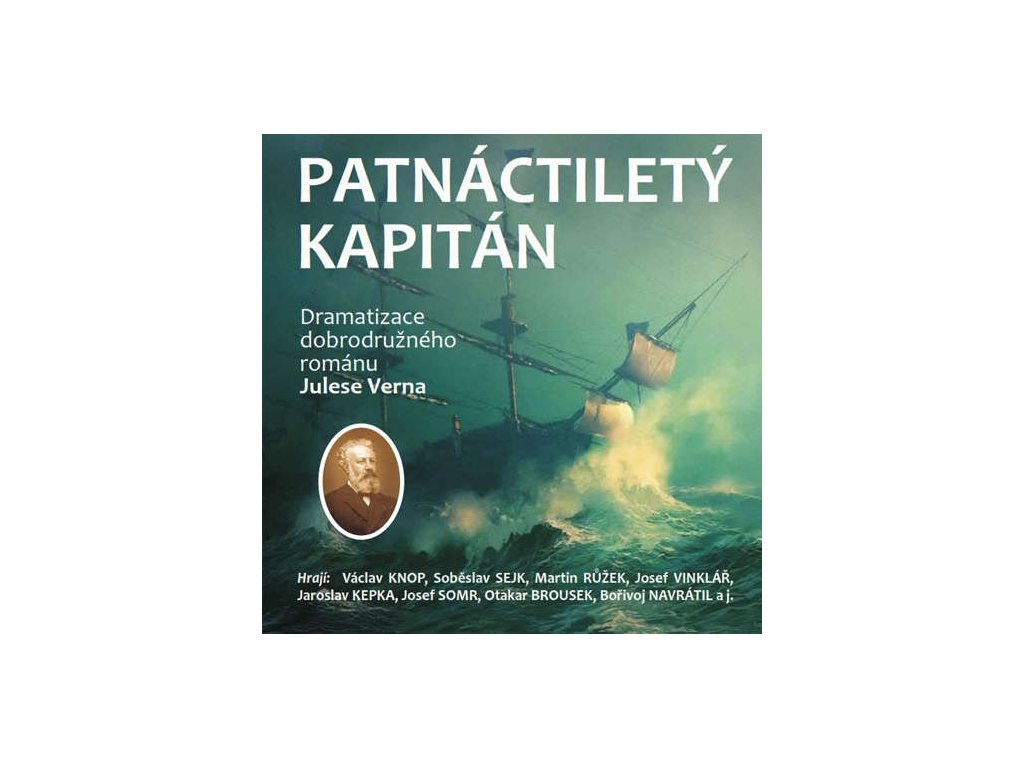 Audiokniha Patnactilety kapitan Jules Verne Vaclav Knop