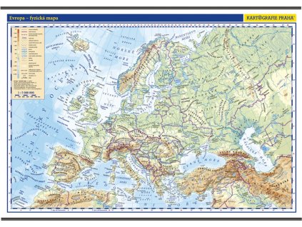 2337 1 evropa skolni nastenna fyzicka mapa