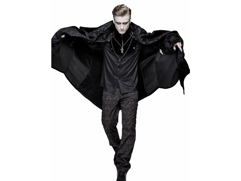 kabát (paplón) pánsky DEVIL FASHION - Shadowplay Gothic