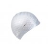 Swim&Relax Bubble cap plavecká čepice stříbrná