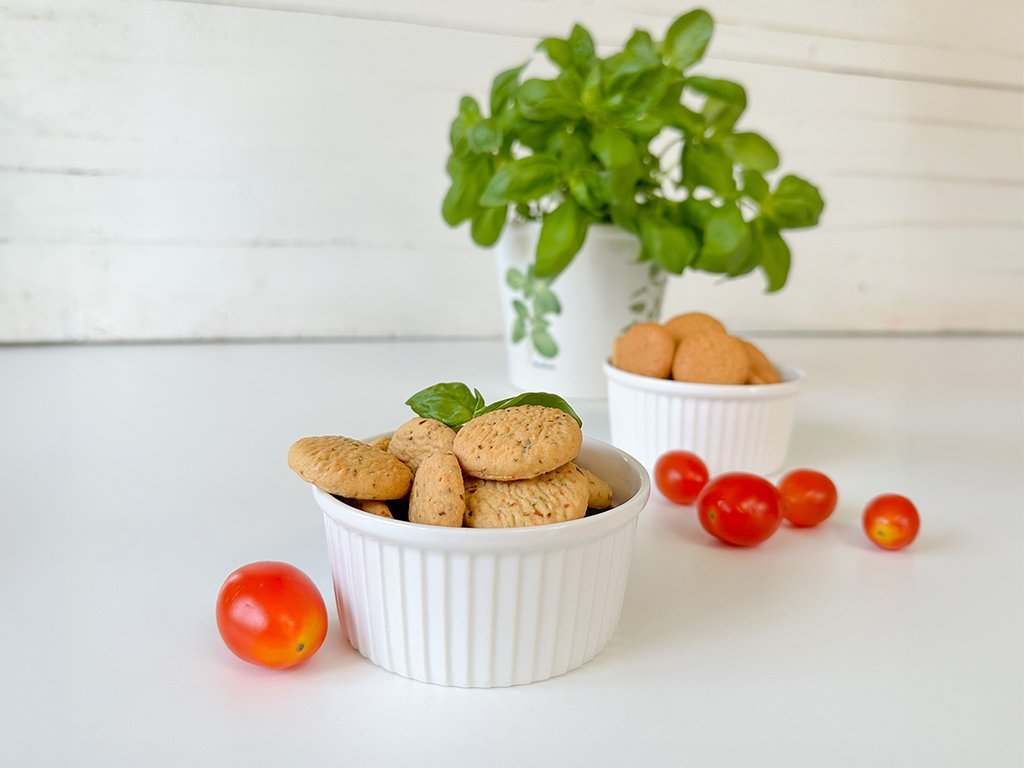 Proteínové krekry - paradajky a oregano (4 porcie)