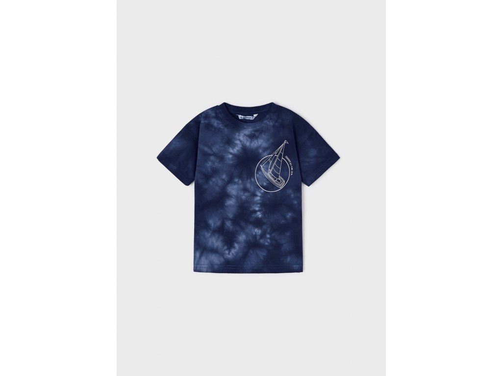 camiseta skater fit con estampado tie dye de algodon para nino id 23 03021 092 M 4