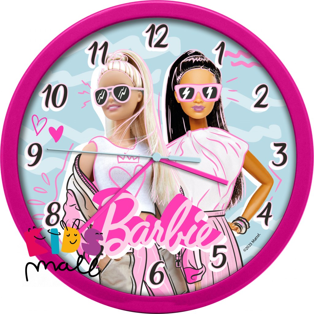 Nástenné hodiny Barbie