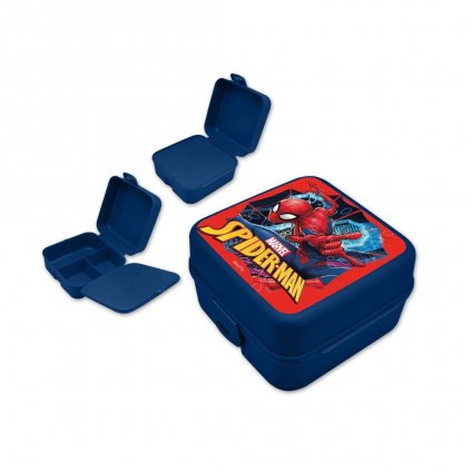 Box na desiatu s priehradkami Spiderman