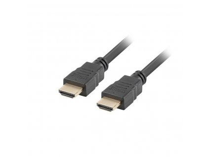 HDMI Kábel Lanberg CA-HDMI-11CC-0010-BK Fekete 4K Ultra HD Apa (Csatlakozó)/Apa (Csatlakozó)