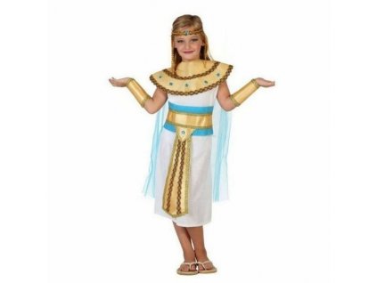 Gyerek jelmez Th3 Party Egyiptomi Nő Fehér (5 egység), 5-6 éves kor
