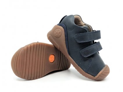 dětské boty Biomecanics 221121 A Azul Marino y Caramelo