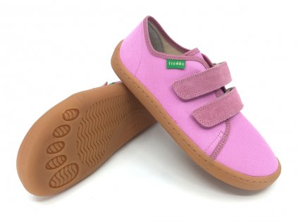 Barefoot tenisky Froddo Pink textilní G1700283