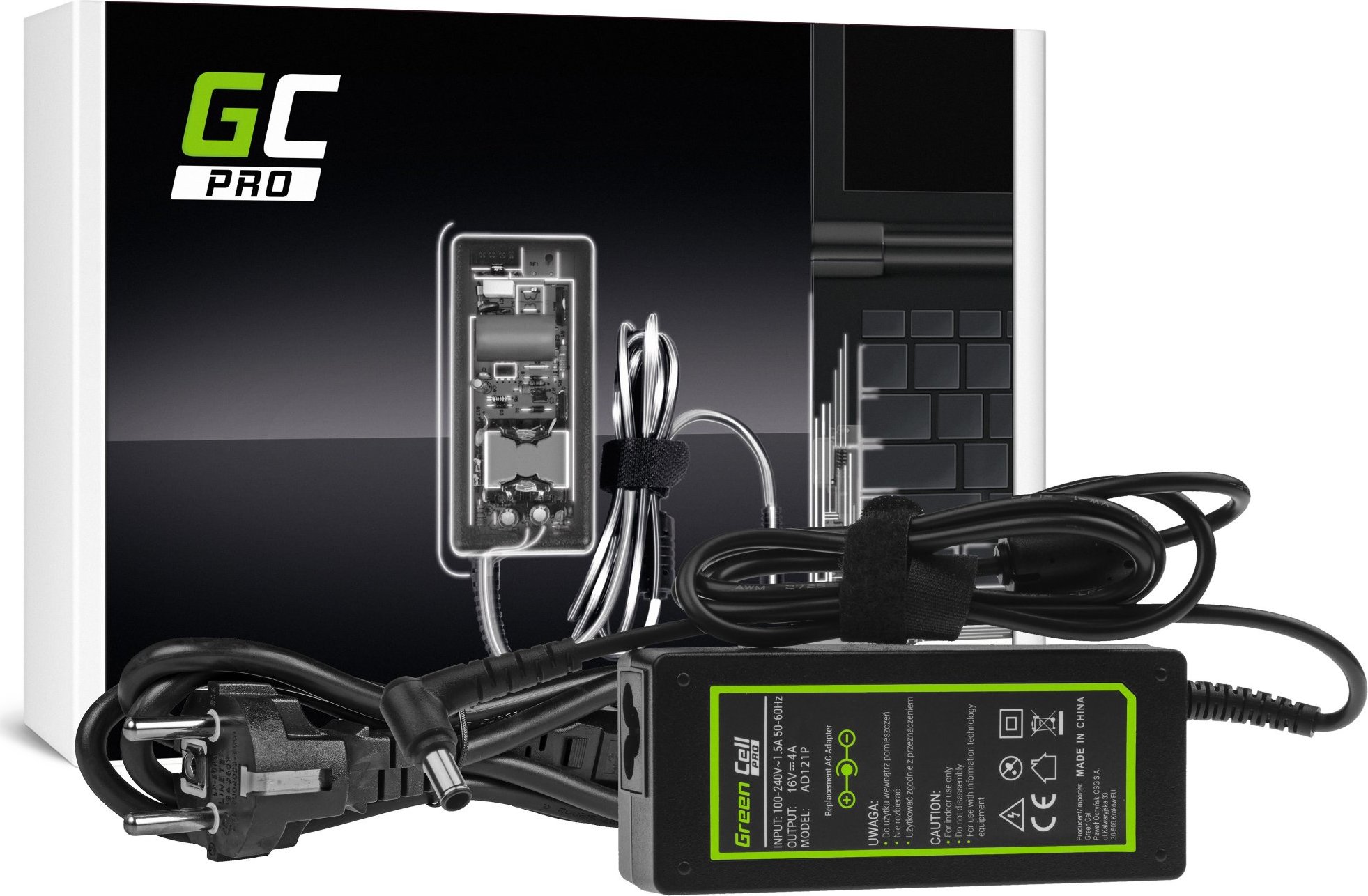 GREEN CELL Nabíjačka Sony  PCGA-AC16V10, PCGA-AC16V11, PCGA-AC16V13, PCGA-AC16V14 6,5-4,4mm 64W