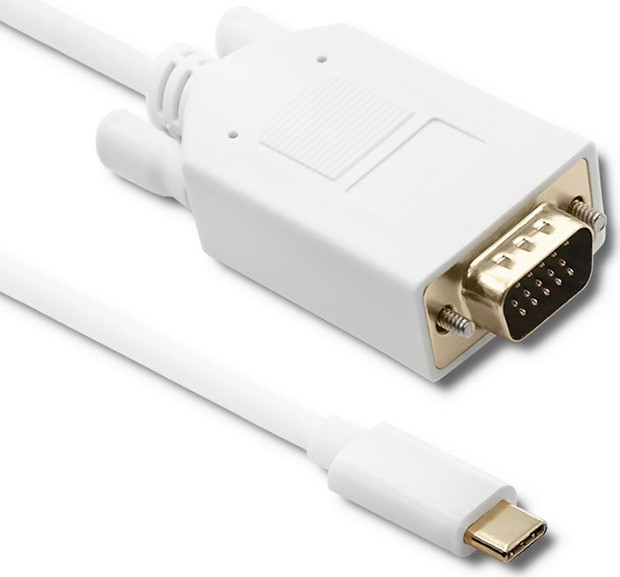 Qoltec Kábel USB-C 3.1 / VGA | Full HD | Alternate Mode | 1 m