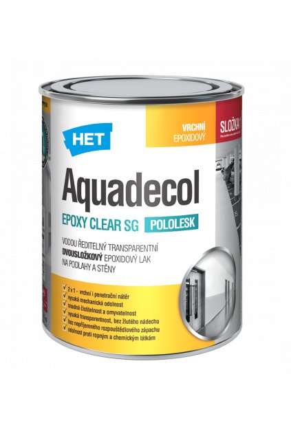 Aquadecol EPOXY CLEAR SG 0,7kg nove logo