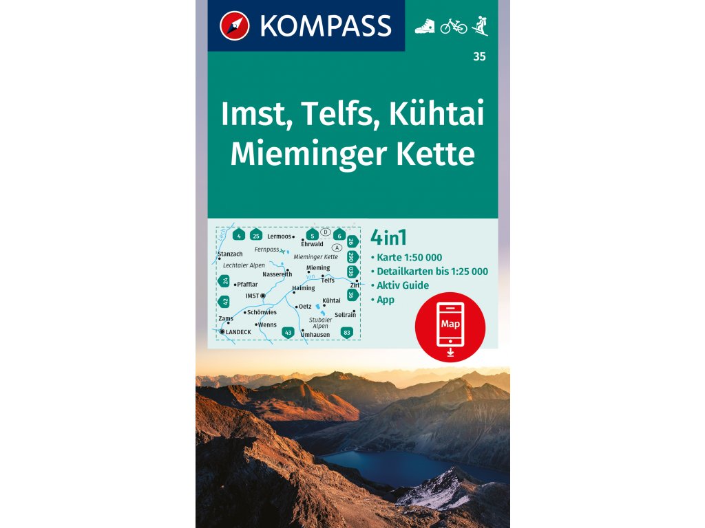 Imst, Telfs, Kühtai, Mieminger Kette (Kompass – 35)