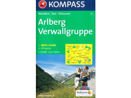 Arlberg, Verwallgruppe (Kompass - 33)