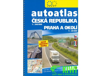 atlas Česká republika 1:240 t., Praha 1:20 t.