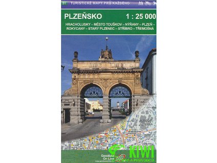 turistická a cyklomapa Plzeňsko 1.25 t. (č.51)