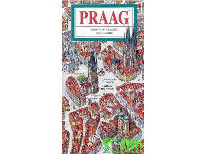 mapa Praag panorama holandsky