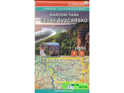 turistická a cyklomapa NP České Švýcarsko 1:20 t.