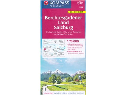Berchtesgadener Land,Salzburg 1:70 t. voděodolná