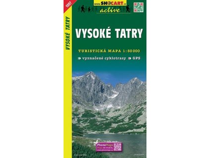 Vysoké Tatry - turistická mapa (shocart č.1097)