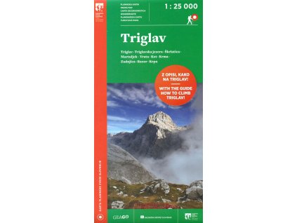 Triglav - turistická mapa