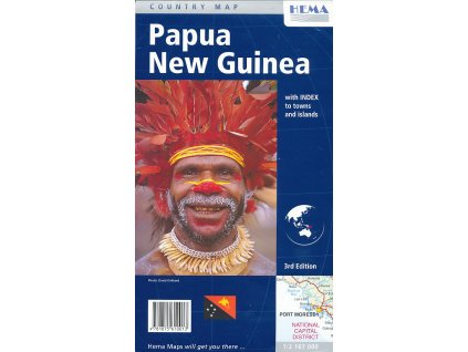 mapa Papua-New Guinea 1:2,6 mil. HEMA
