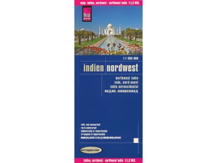 mapa India northwest 1:1,3 mil.