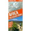 mapa Africa The Highest Peaks 1:150 t. laminovaná