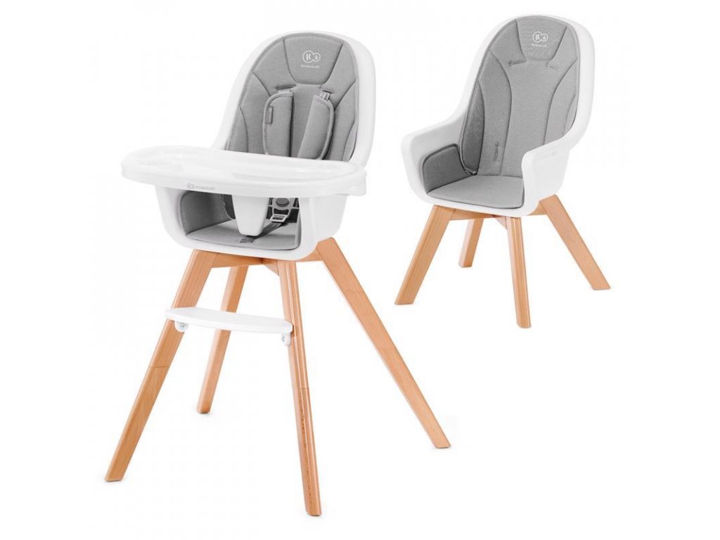 Židlička jídelní 2v1 Tixi Grey Kinderkraft 2020