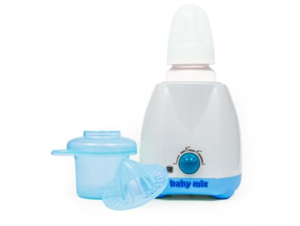 Elektrický ohřívač lahví a dětské stravy s příslušenstvím Baby Mix modrý (poškozený obal)