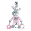 BABY MIX Plyšová hračka s vibrací  králík růžový