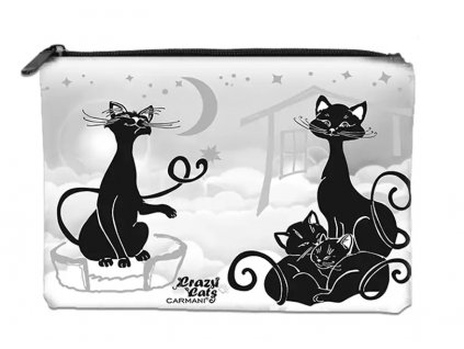 kosmetická taška pouzdro kočka s kočkou kočičí s kočkami