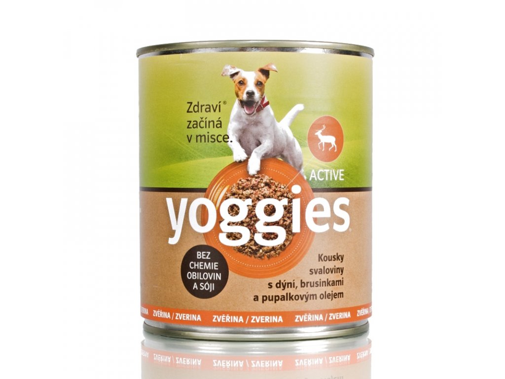 462 800g yoggies zverinova konzerva pro psy s dyni a pupalkovym olejem