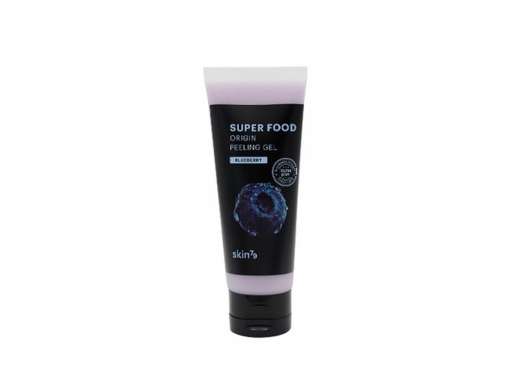 Skin79 Super Food Origin Peeling gel Blueberry - jemný peeling s extraktem z borůvky Americké