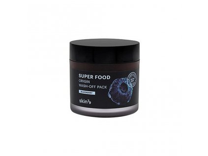 Skin79 Super Food Origin Wash-off pack blueberry - zklidňující pleťová maska s extraktem z borůvky