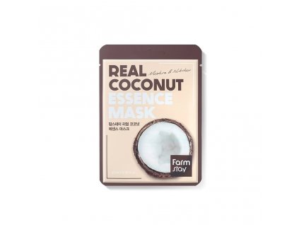 Real Coconut essence mask - vyživující pleťová maska s Kokosem
