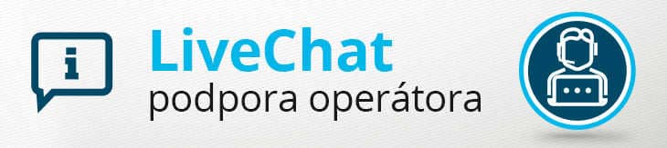 LiveChat podpora operátora