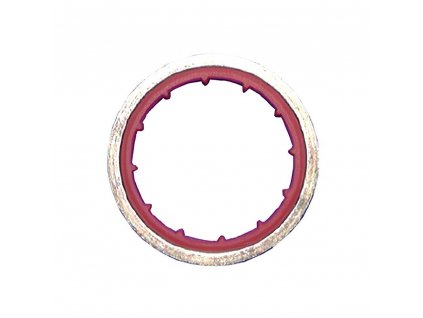 Těsnící kroužek z elastomeru a mosazi DR-18EL